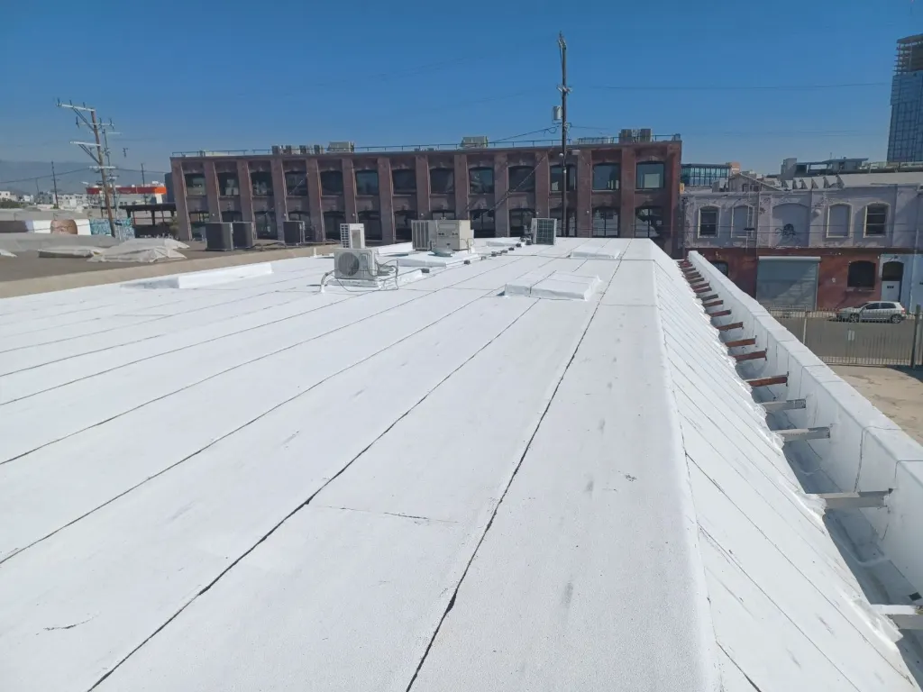 Commercial flat roof