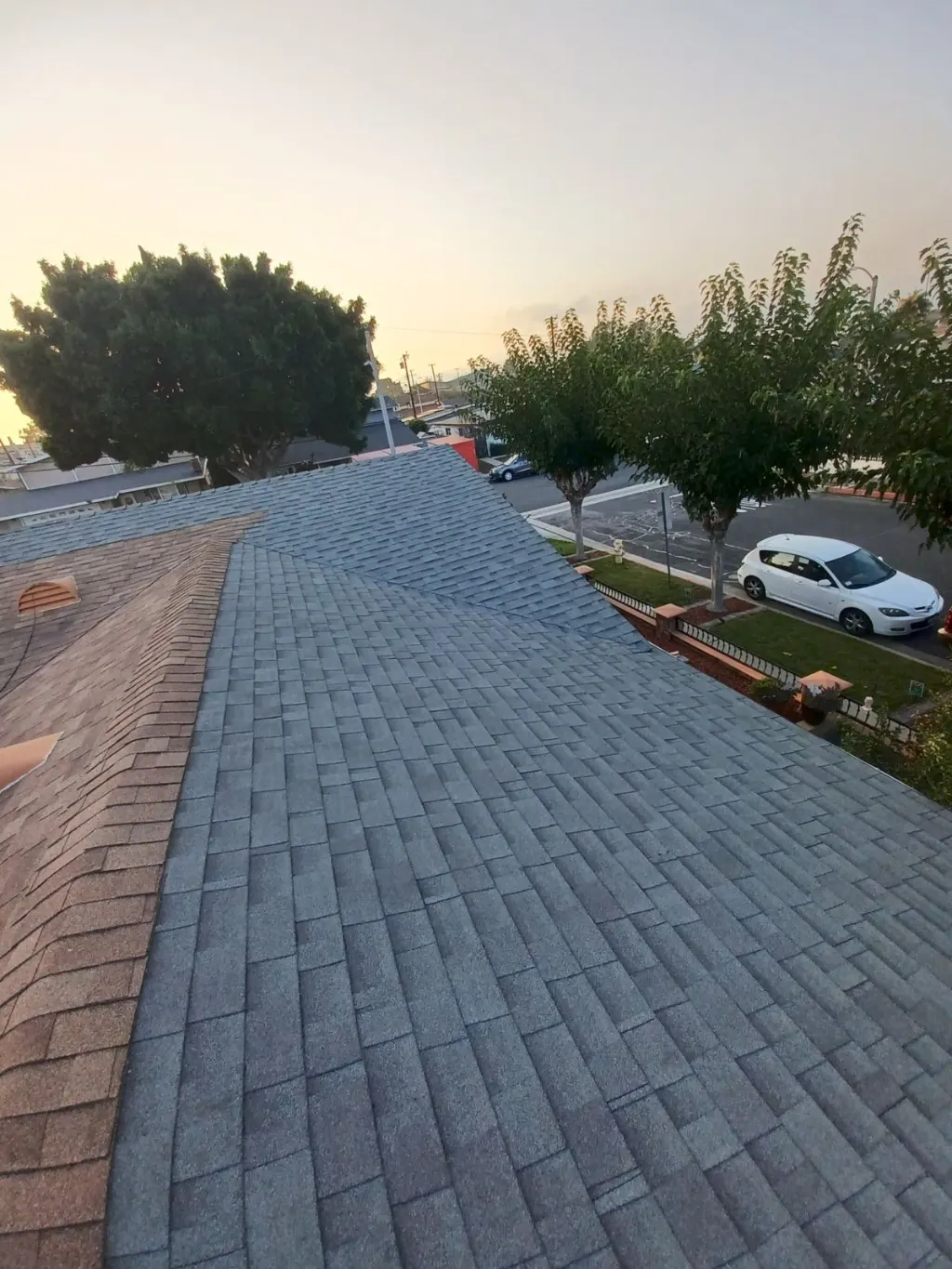 New shingle roof